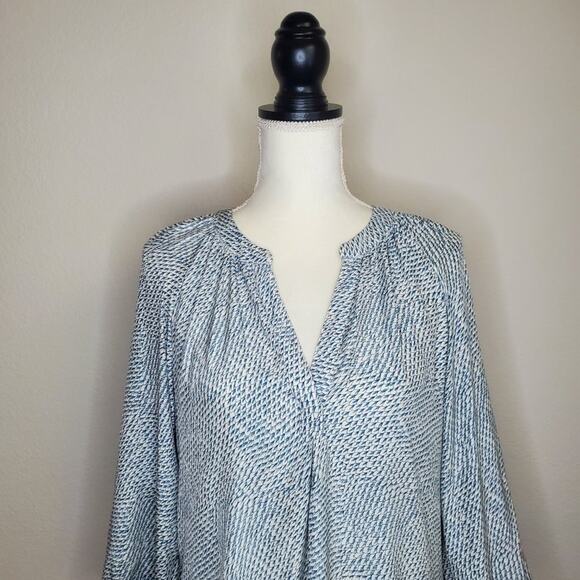 Joie Addie Leaf Print Blouse XS - Picture 5 of 7